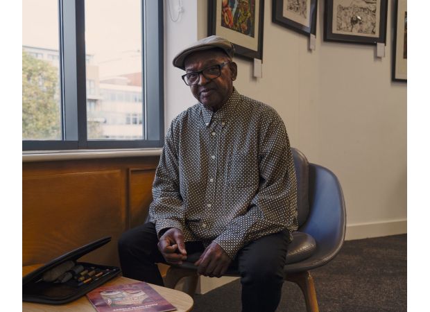 Apartheid-defying artist in South Africa achieves major success.