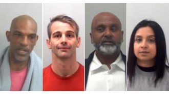 Court intruders sentenced for attempting to abduct coroner.