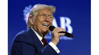Trump claims he is not a Nazi and accuses Harris of being a fascist.