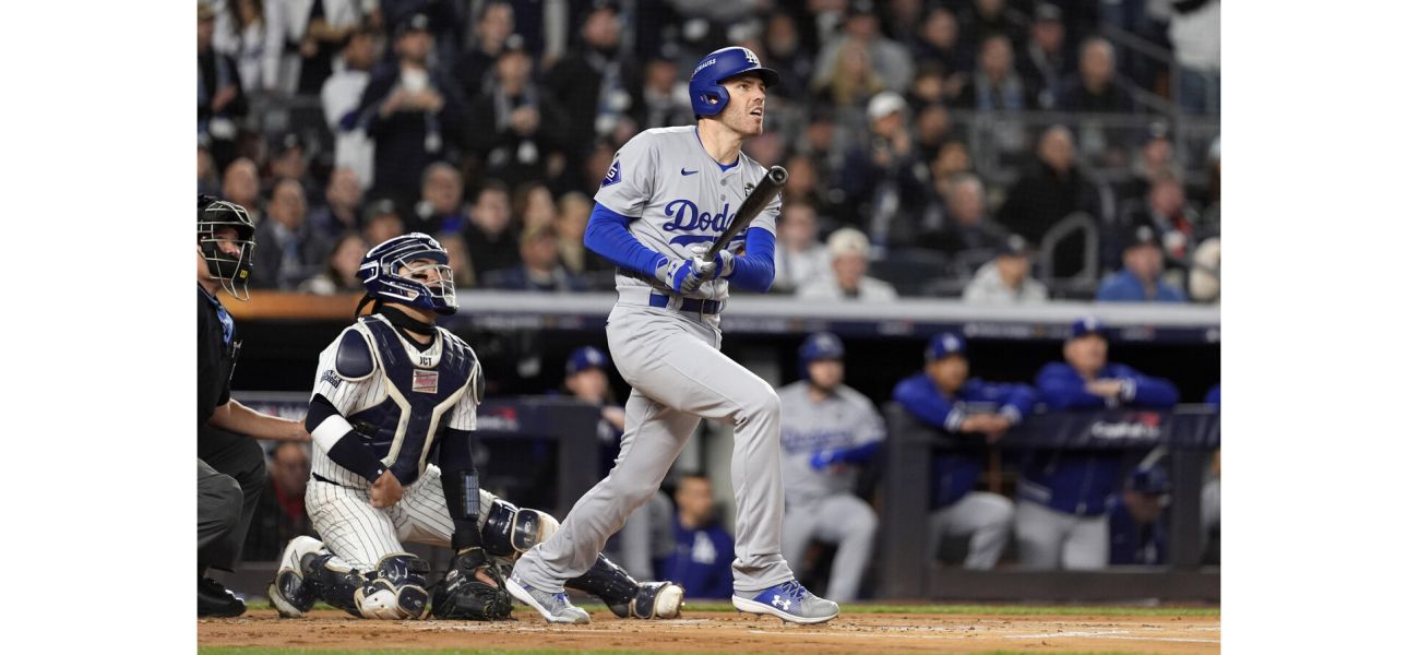 Freeman hits another home run as Dodgers beat Yankees, close in on World Series victory.