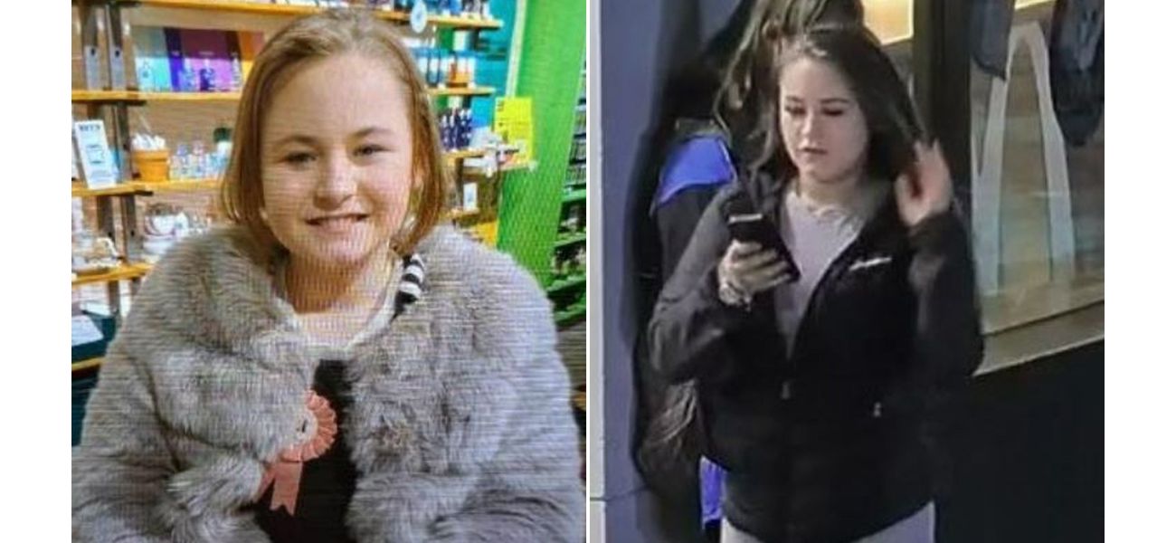 An urgent search is underway for a 13-year-old girl who disappeared from a busy city center.