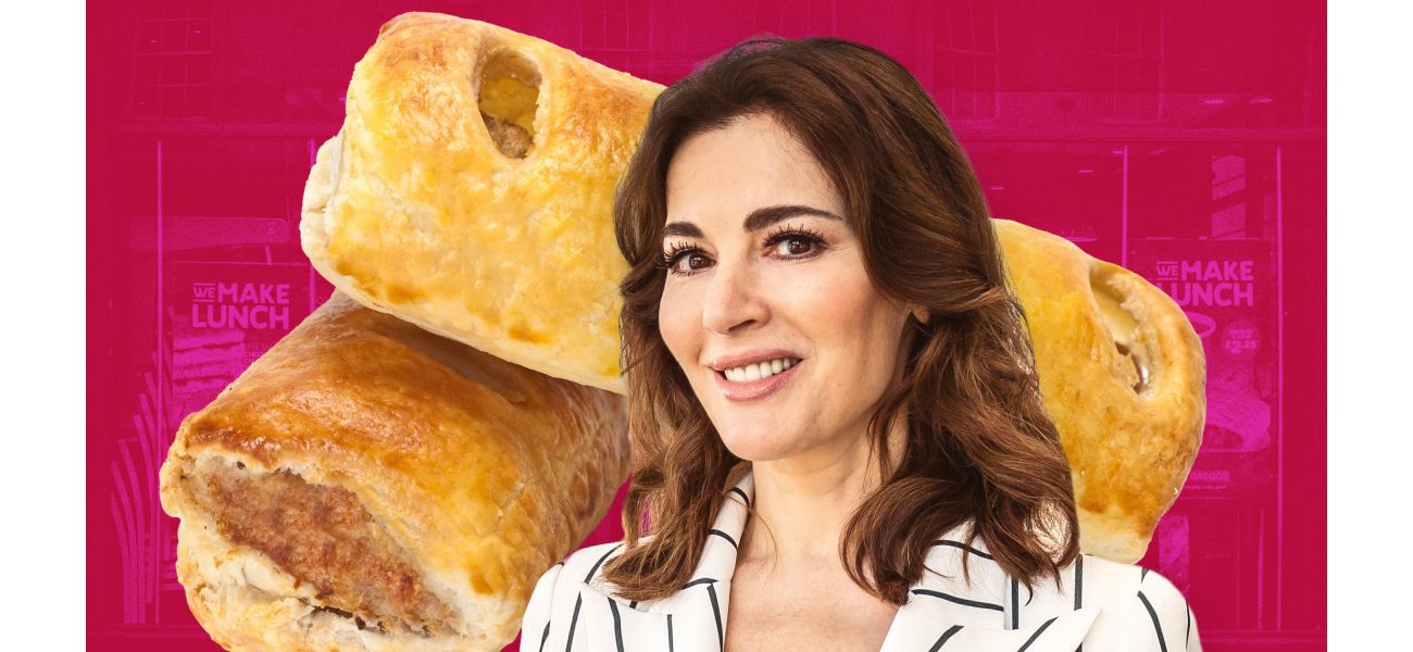 Celebrity Nigella Lawson won't promote Greggs' sausage rolls, despite being their brand ambassador.
