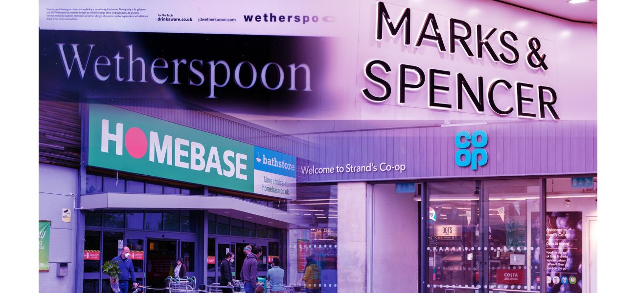 Homebase and M&S, along with other stores, will be closing in November.