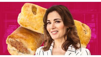 Celebrity Nigella Lawson won't promote Greggs' sausage rolls, despite being their brand ambassador.