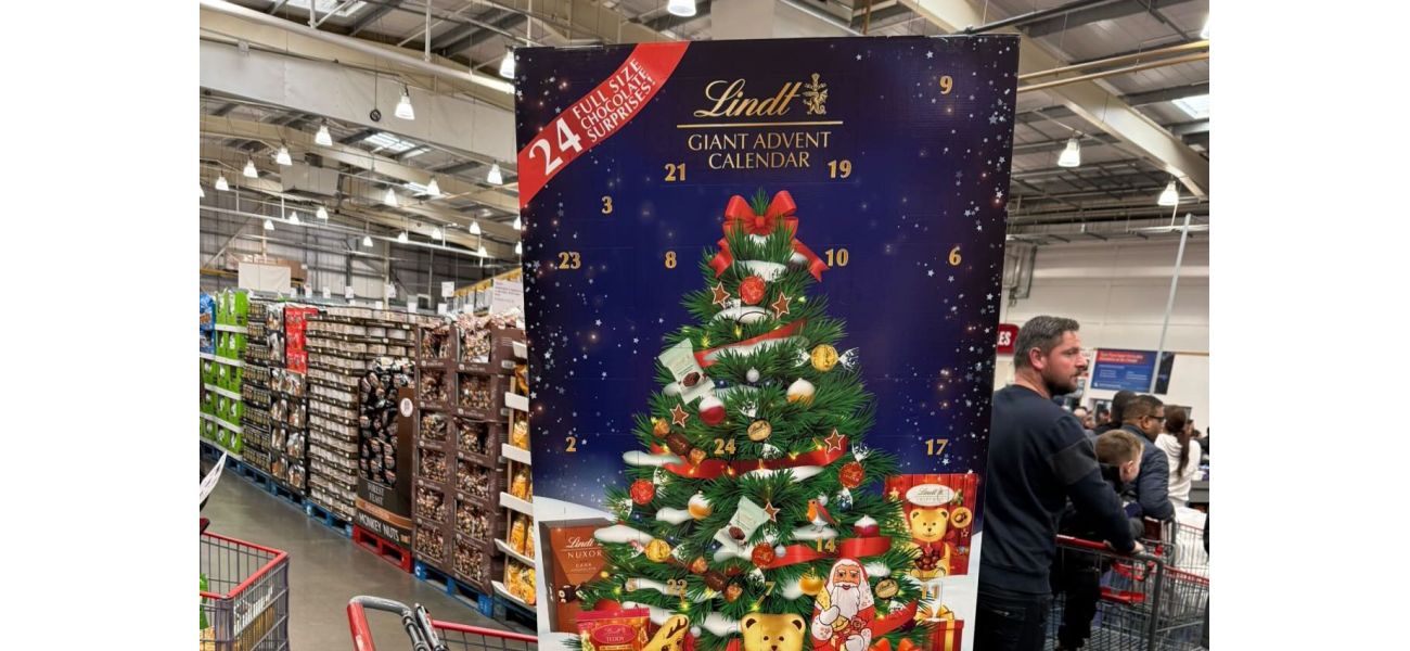 Lindt's advent calendar is being criticized as a scam as it is being sold for £180.
