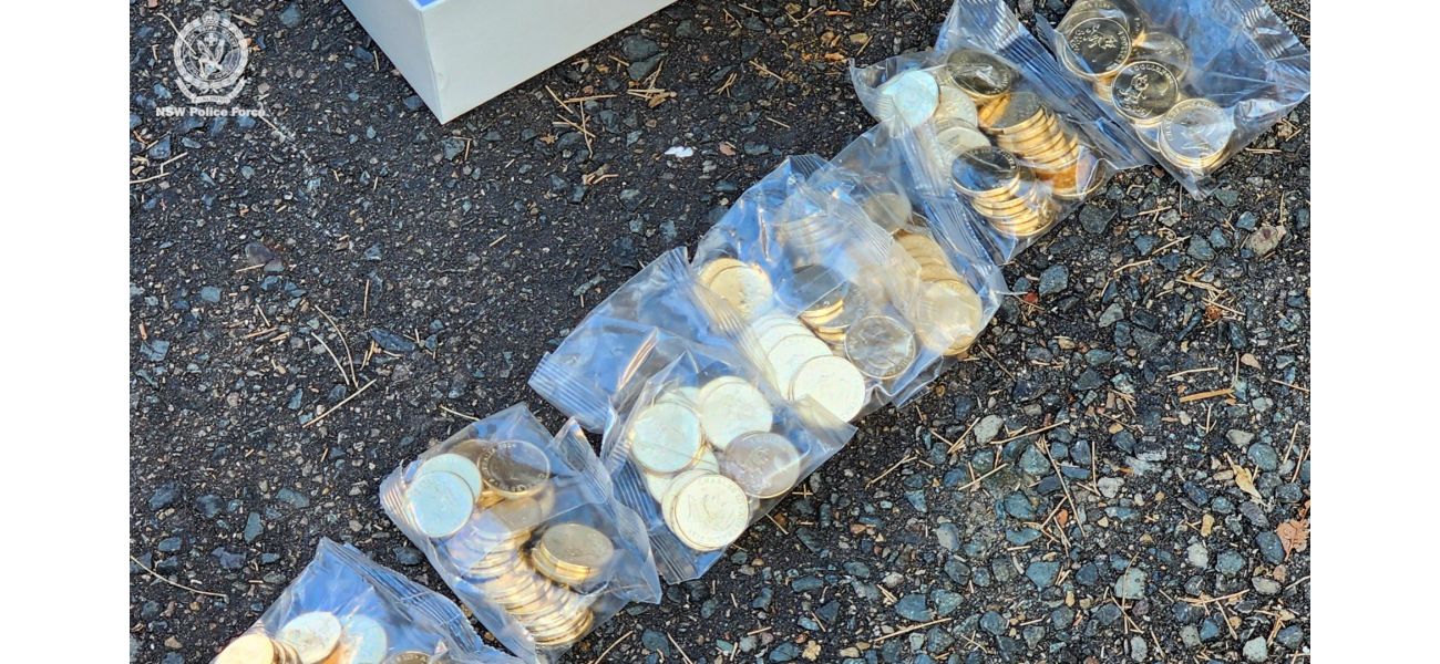 Thousands of stolen Bluey coins recovered from storage unit in recent police raid.