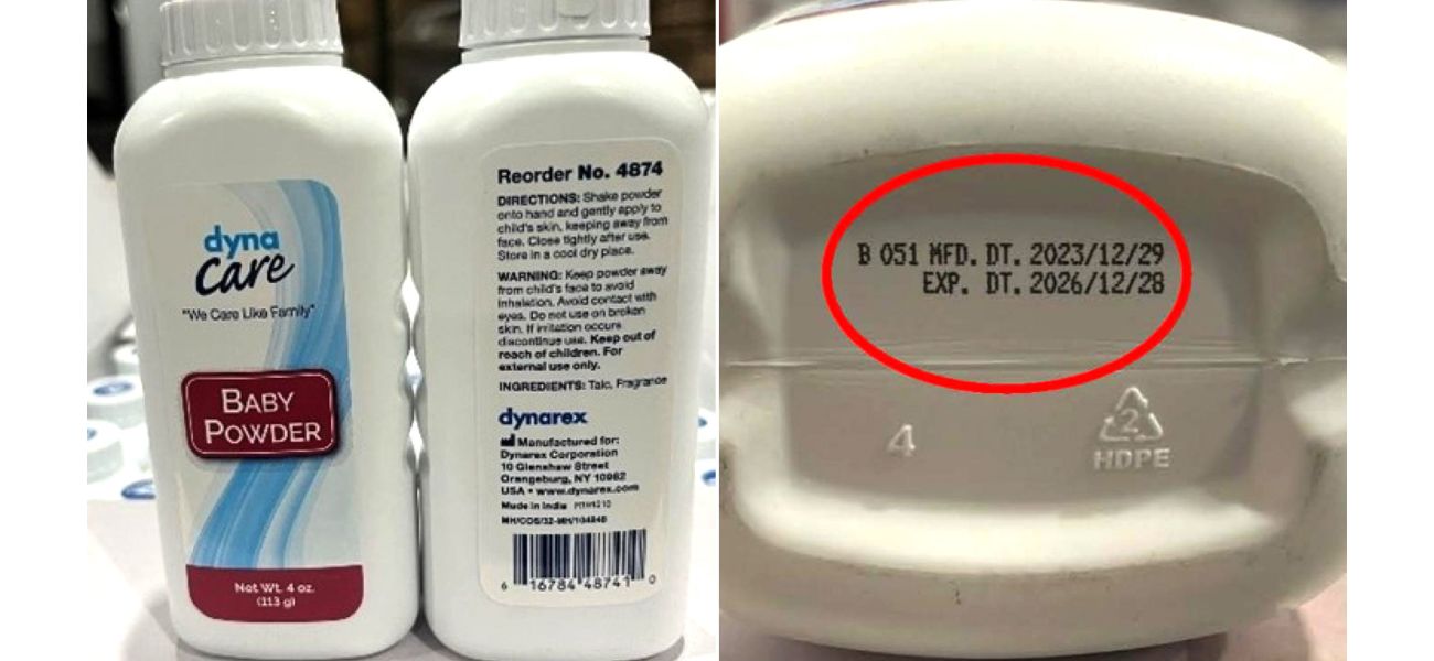 Around 42,000 bottles of baby powder recalled due to potential cancer risk from mineral.