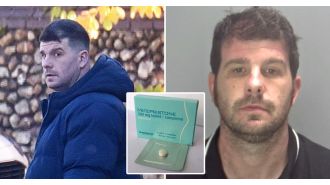 Pregnant woman's orange juice spiked to induce miscarriage by man.