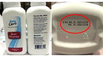 Around 42,000 bottles of baby powder recalled due to potential cancer risk from mineral.