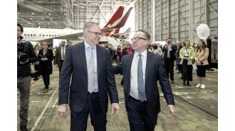 Albanese denies ever requesting free upgrades from Qantas.
