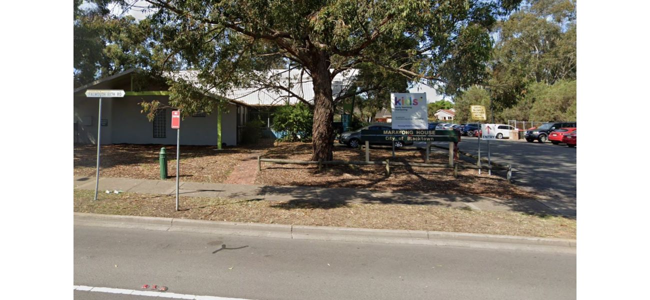 Vehicle smashes into fence at Sydney daycare center in western part of city.