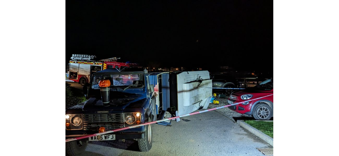 Eight individuals injured in accident involving land train near vacation resort