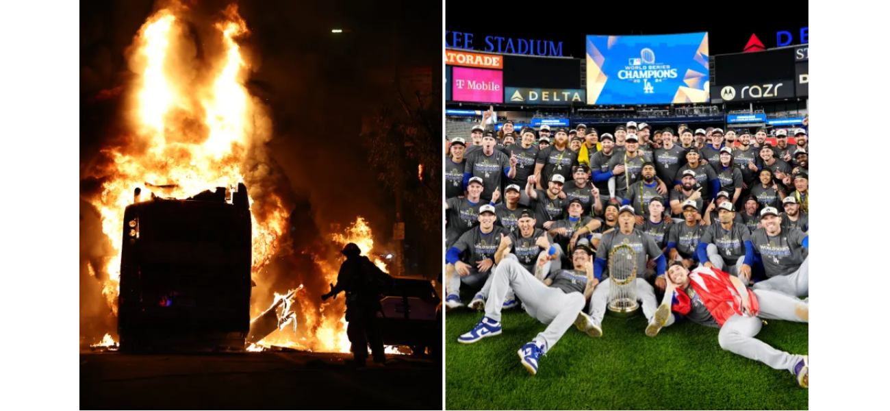 LA riots after Dodgers win World Series