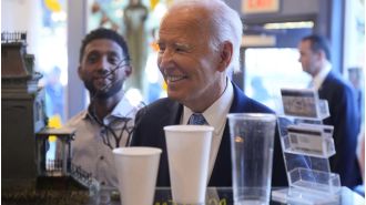 Biden insults Trump supporters and calls them 'garbage' following Trump's derogatory remarks about Puerto Rico.