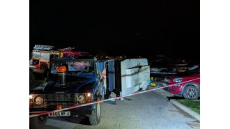 Eight individuals injured in accident involving land train near vacation resort