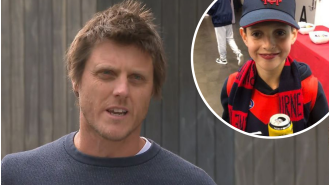 Father of young victim in school crash shares his heartbreak and grief in public statement.