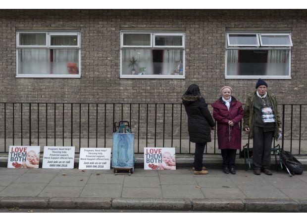 What are the details of the new buffer zones preventing protests outside abortion clinics?