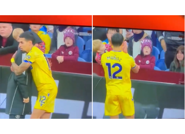 Child misbehaves during game, makes rude gesture at opponent.