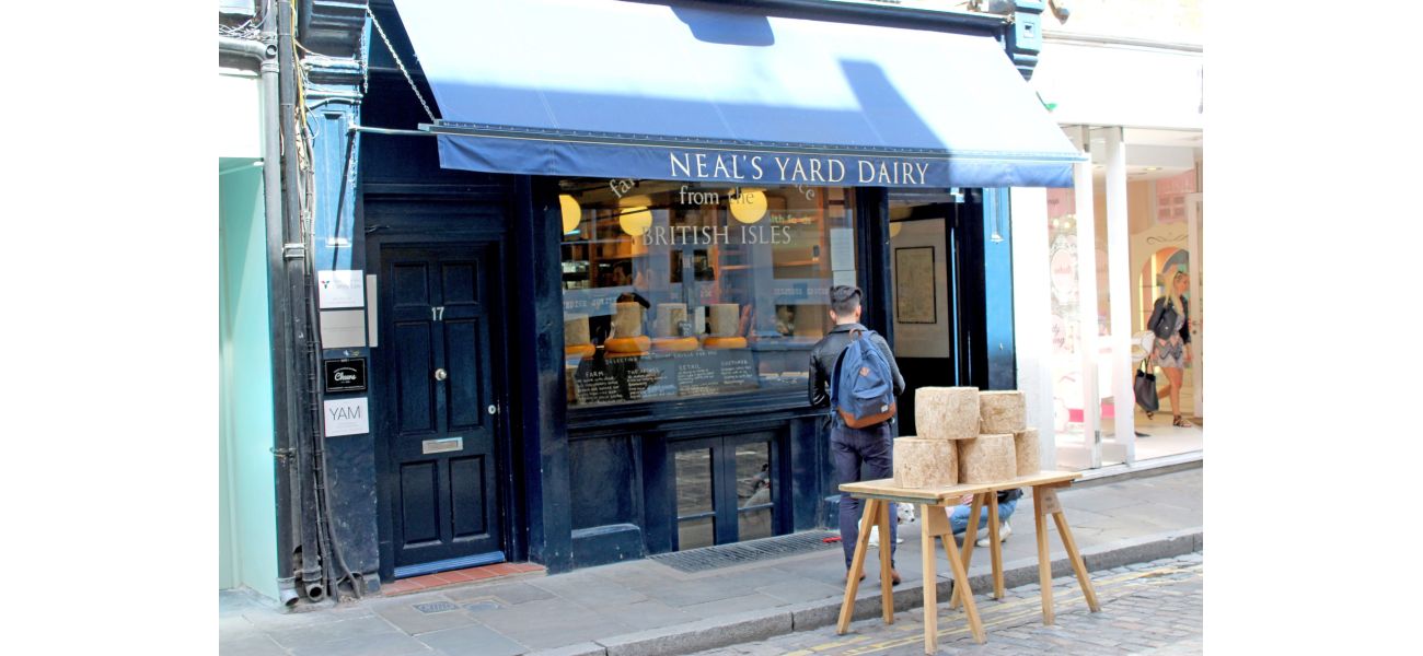 A man in his 60s was arrested for stealing 950 wheels of cheese from Neal's Yard.