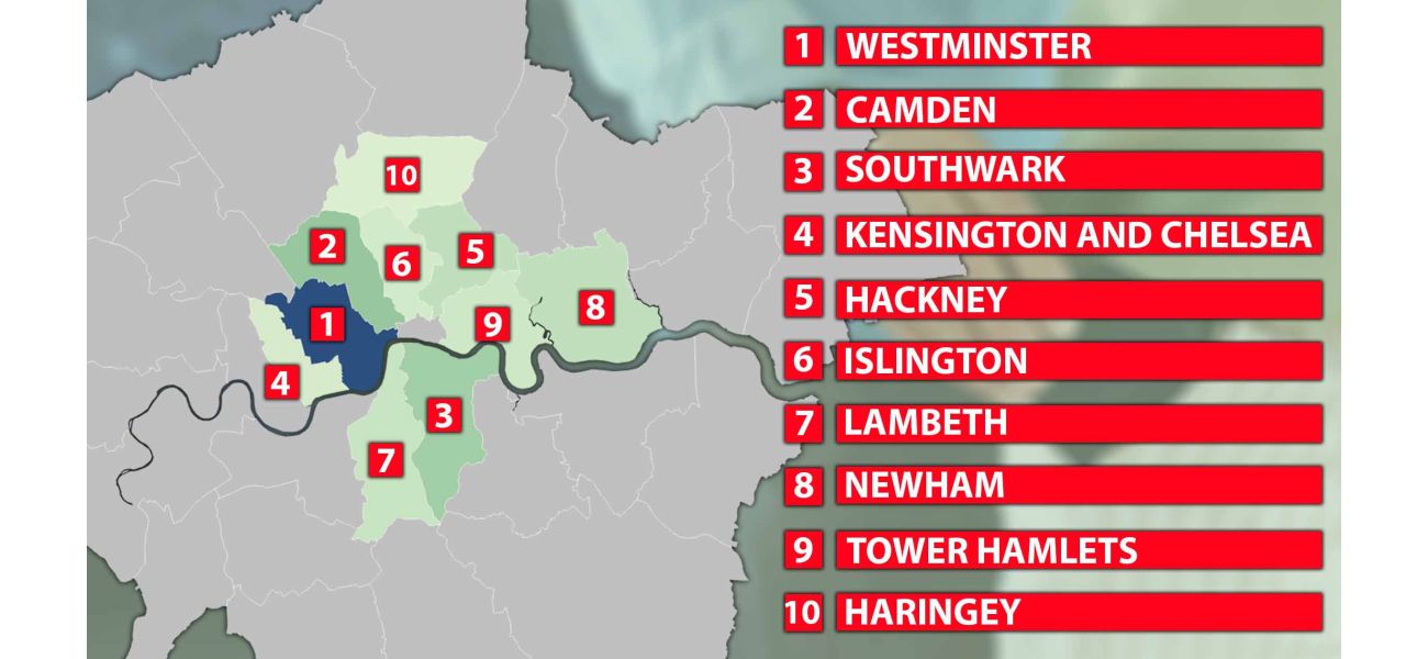 Check out the map of London's top pickpocketing areas to see if your neighborhood is vulnerable.