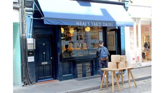 A man in his 60s was arrested for stealing 950 wheels of cheese from Neal's Yard.
