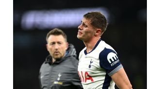 Tottenham's Micky van de Ven shares update on his injury after emotional departure from the game against Manchester City.