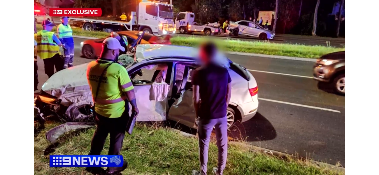 A young driver avoids harm as their vehicle overturns multiple times on a Sydney freeway.