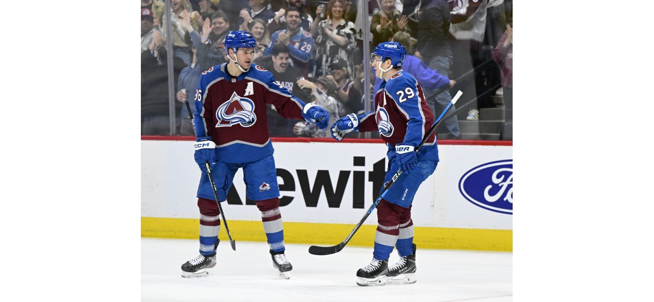 N. MacKinnon and M. Rantanen of Avalanche are scoring but not shooting as much this season.