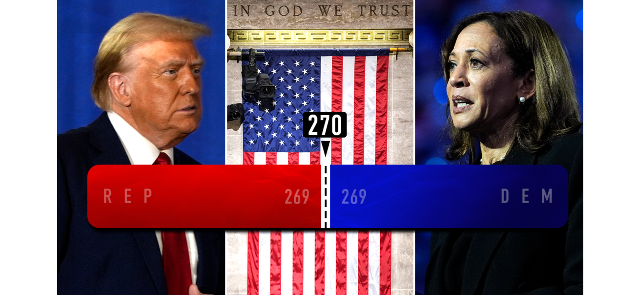 Harris and Trump might have a draw. Here's the potential outcome if that occurs.