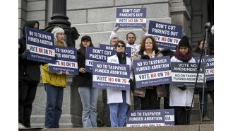 Denver Catholic leaders and a nonprofit organization have donated a significant amount to an anti-abortion group in the battle against Amendment 79.
