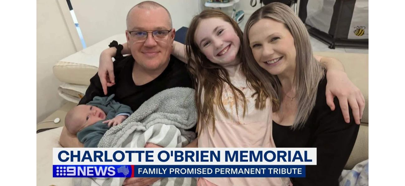 School says sorry to family of Charlotte O'Brien for removing memorial.
