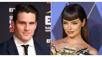Reality TV star will face awkward encounter with former partner's father while filming in wilderness.