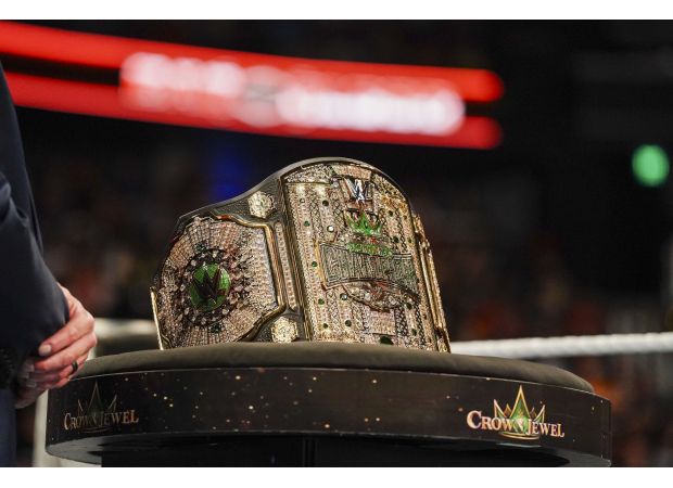 Preview for WWE Crown Jewel 2024, including early UK start time and additional matches.