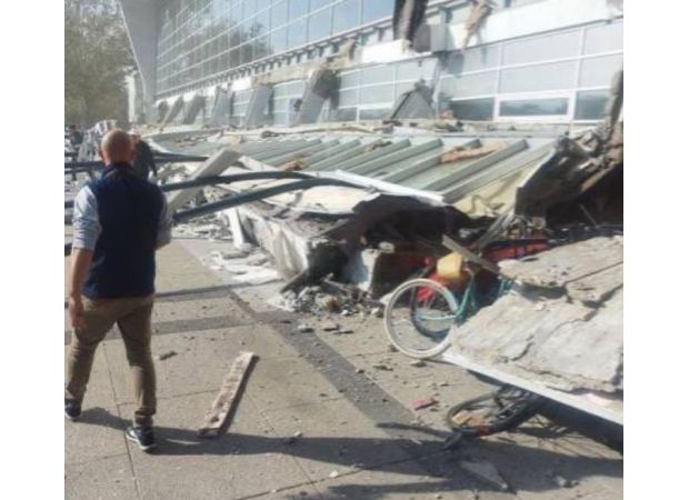 A disaster at a train station led to 11 deaths as a concrete canopy fell onto benches.