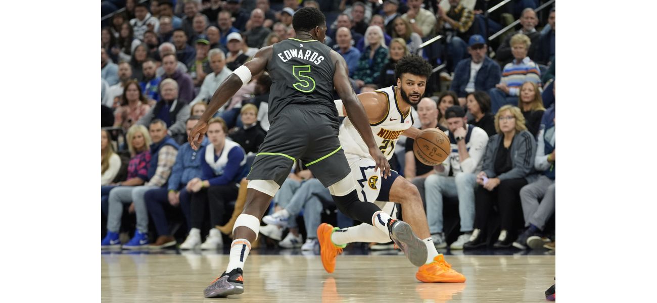 Jamal Murray injured, Nuggets lose to Timberwolves on Anthony Edwards' last shot.