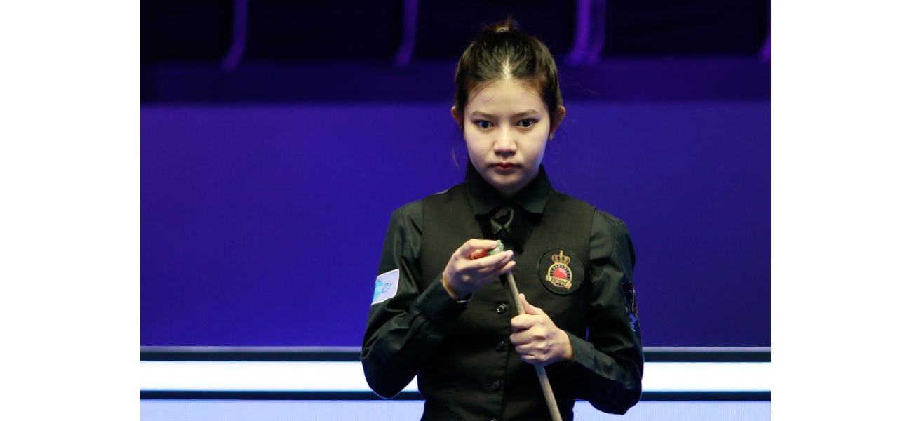 Mink Nutcharut admires Ronnie O’Sullivan's skills but he is not her role model in snooker.