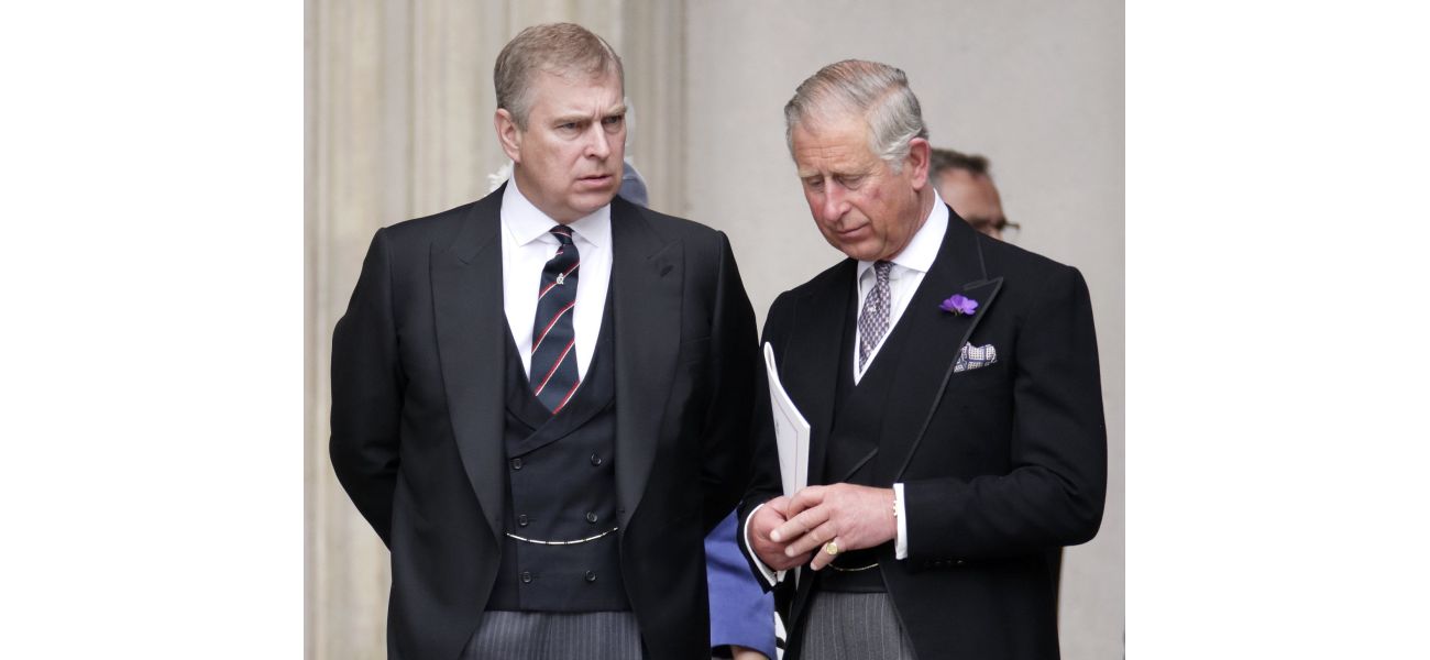 King Charles has stopped giving Andrew a yearly allowance of £1,000,000.