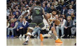 Jamal Murray injured, Nuggets lose to Timberwolves on Anthony Edwards' last shot.