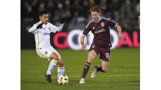 The L.A. Galaxy eliminated Rapids from MLS Cup playoffs.