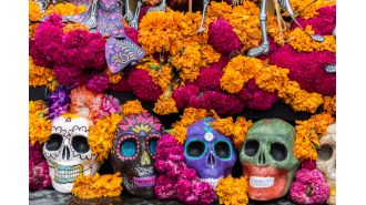 Day of the Dead is a holiday that celebrates and honors deceased loved ones through greetings, poems, and quotes.