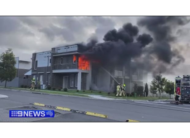 Possible paraphrase: 
A familiar household object may have caused a fire that completely destroyed a couple's home.