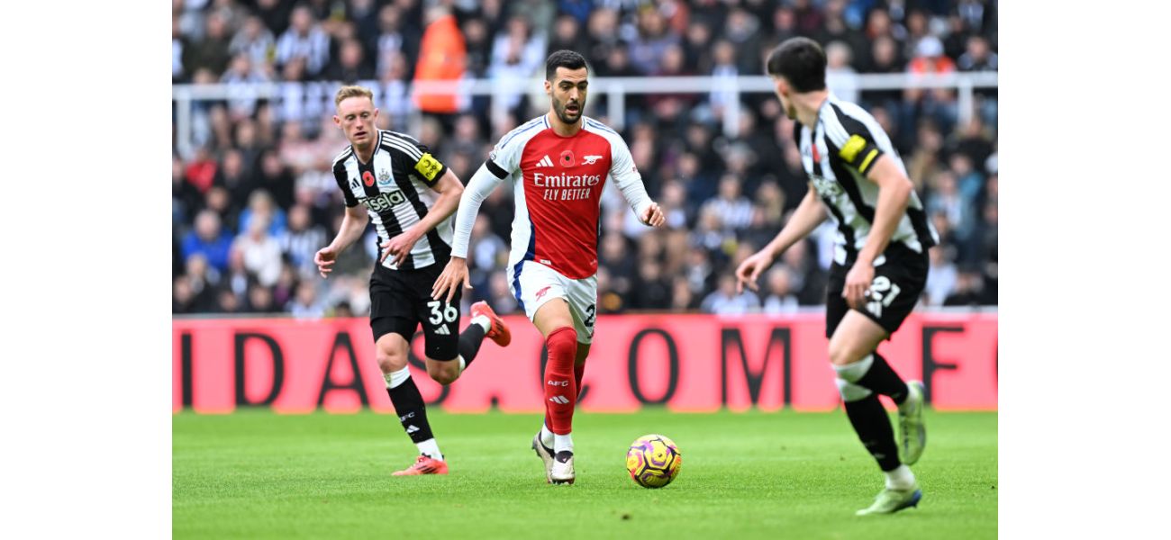 Ian Wright was not impressed with Mikel Merino's performance in Arsenal's loss to Newcastle, saying he wasn't playing well enough.
