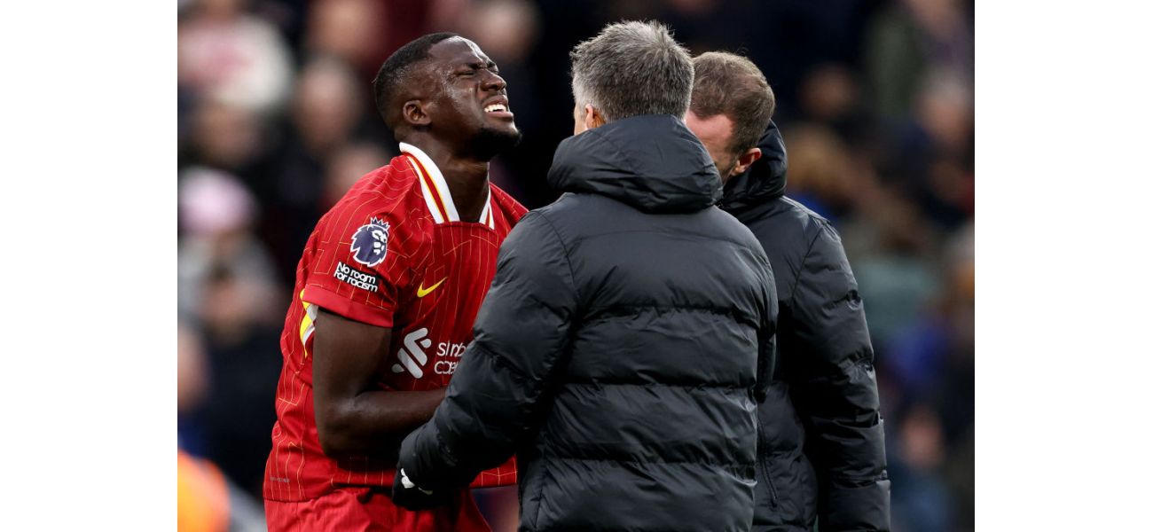 Coach Slot discusses Konate's injury after Liverpool's victory against Brighton.