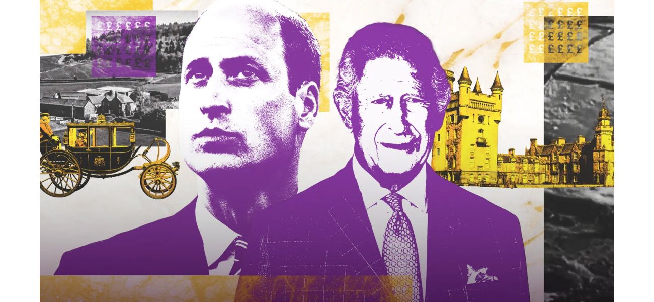 Private estates of King and William making millions from struggling public services.