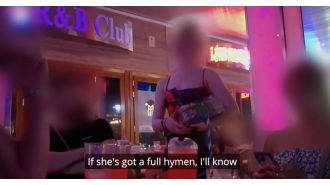 A man in Magaluf admits to talking to an underage girl, saying age doesn't matter on holiday.