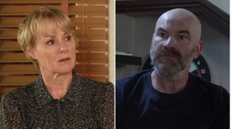 Sally and Tim experience a home invasion on Coronation Street.
