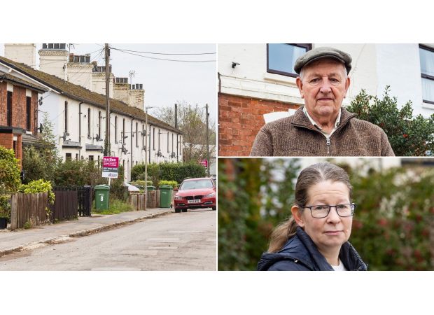 People are surprised as a charity lists an entire street for sale at a price of £1,600,000.