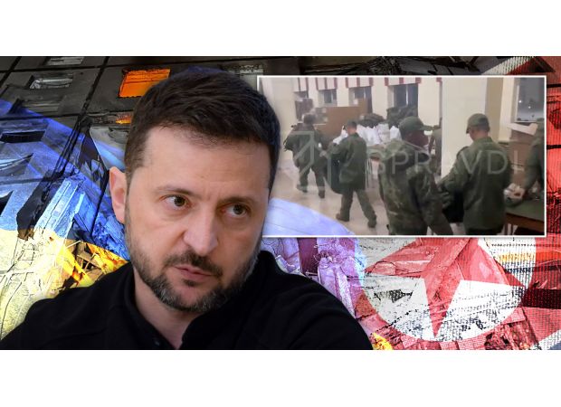 Zelensky requests approval to attack North Korean soldiers before they reach the frontlines.