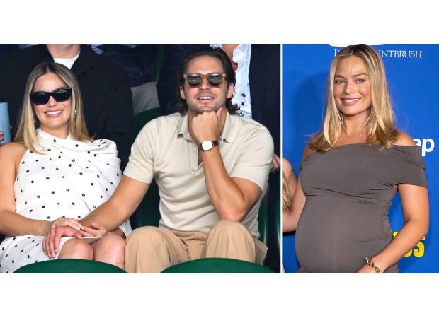 Actress Margot Robbie gives birth to son earlier than expected, with husband Tom Ackerley.