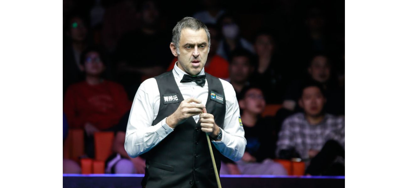 Ronnie O’Sullivan’s match at the International Championship was postponed due to safety concerns.